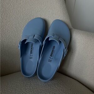 Birkenstock Blue Clogs